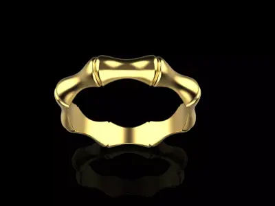 Bamboo ring model 848 3D print model
