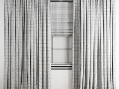 curtain 490 3D model