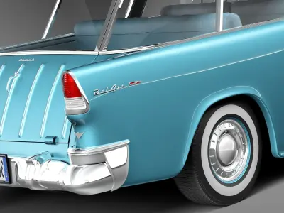 Chevrolet Bel Air Nomad 1955 3D model