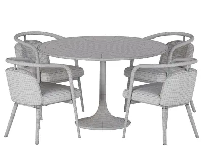 Dining set 27 3D model