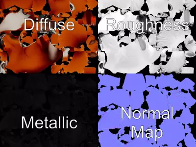 Charming Squirrel model pack Low-poly 3D model