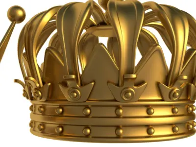 Gold Crown 3D model
