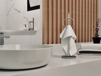 new bathroom 3D model for sketchup  3D model