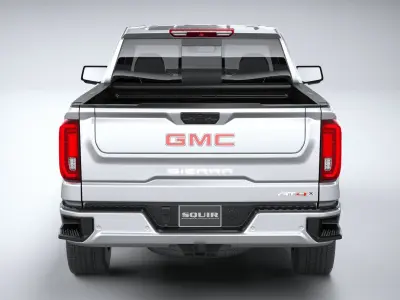 GMC Sierra AT4X regular cab 2022 3D model