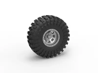 Wheel of Rock bouncer Scale 1 to 25 3D print model