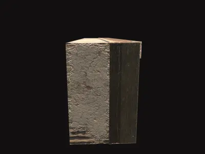 Medieval Ground Layout V02 Low-poly 3D model