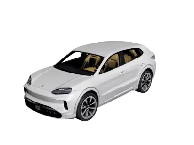 Porsche Cayenne 2026 EV Luxury Electric Performance SUV 3D model