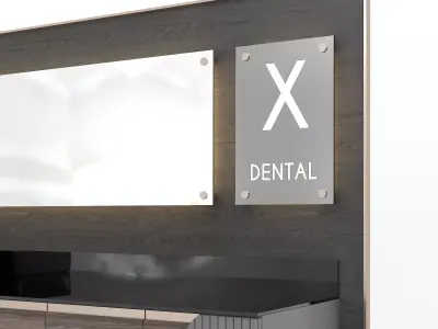 Hiworc Medical Clinic Cabinet Set 3 3D model