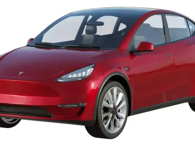 Tesla model Y 2020 3D model from CGTrader