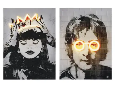 Posters 3D Model Collection