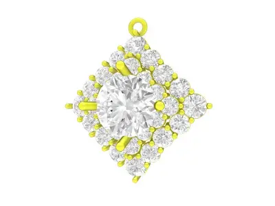 4959 luxury fashion diamond women pendant  3D print model
