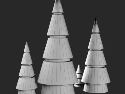 Forest VONDOM Fabricante Low-poly 3D model