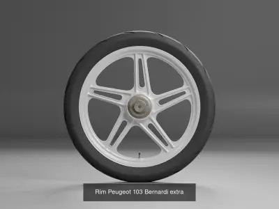 Peugeot 103 Ultimate 3D Model Collection 3D Model Pack