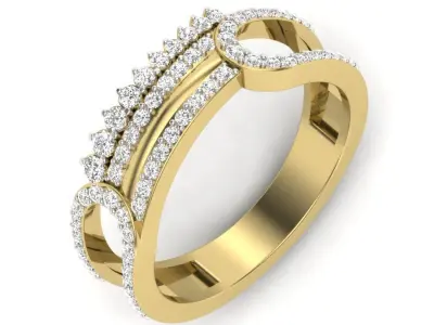 new rings collection 3D print model 3D print model