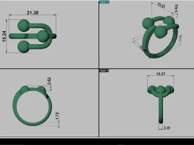 RING  3 SPHERE  3D print model