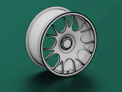 Rotiform TUF-R Option 2 Rim 3D Model 3D model