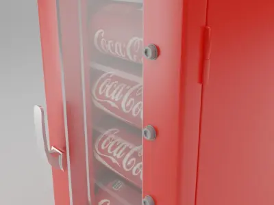 Drinks vending mashine Free 3D model