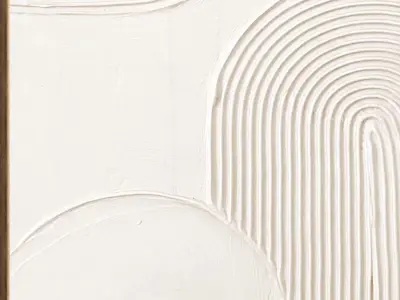 Plaster Two Photo Frame 502 Low-poly 3D model