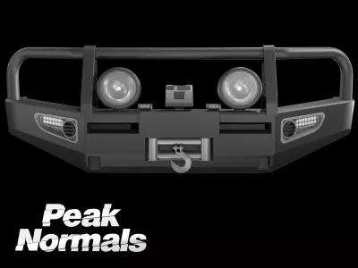 ARB Deluxe LandCrusier Bullbar Low-poly 3D model