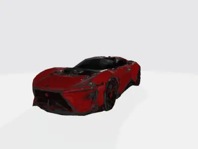 4 Low-Poly Game-Ready Cars - Perfect for Mobile  VR Games Low-poly 3D model