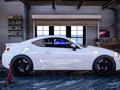 Interior Garage store 3D model