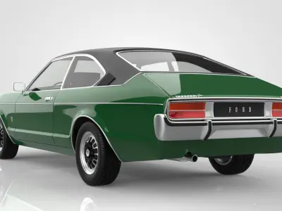 Granada Coupe Mk1 1972 -1974 3D model
