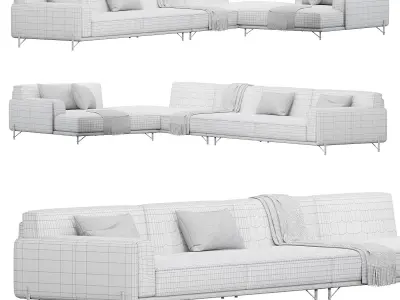 Kris Sofa By DitreItalia 3D model