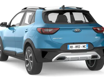 Kia Stonic GT-Line SUV 2021 3D model