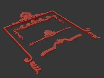 Trim Ornament 45 3D model