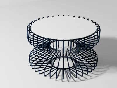 Coffee table 3D model Free 3D model