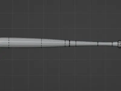 Baseball bat 3D model