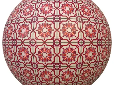 tile patterned 161-seamless-4k-pbr  Texture