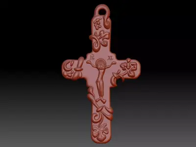 Cross 3D print model 12