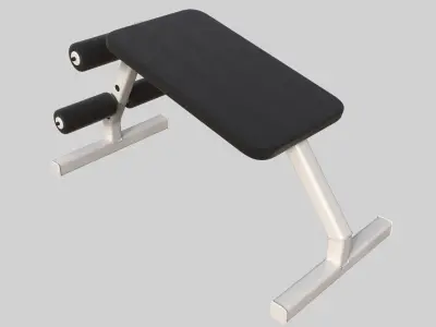 professional bench press 02 3D model