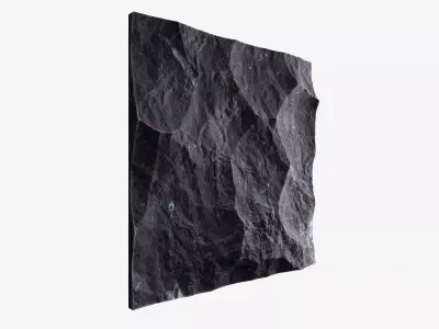 11-RockPanel rock wall art 3D model