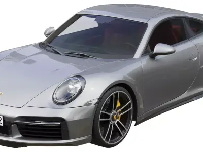 Porsche 911 Turbo S 2021 3D model by zifir3d