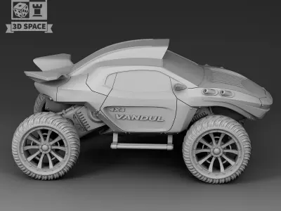 Futuristic Cars - Vandul 3D print model