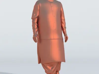 Atal Bihari Vajpayee 3d model 3D model