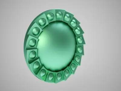 Wind Rose Ornament 3D print model