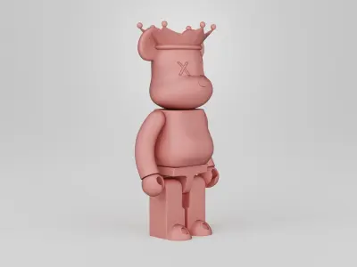 Bearbrick King 3D print model