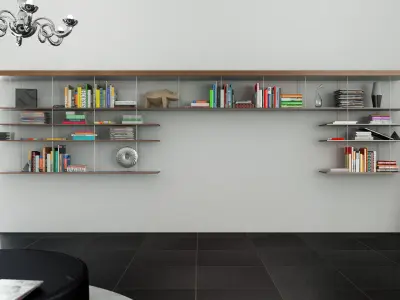 Taschen collection five different colored books 3D model