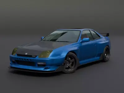 Honda Prelude 5 Type SH Tuned 3D model