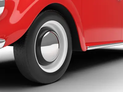 Volkswagen Beetle 1300 1963 3d model 3D model