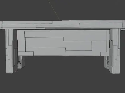 The Future of Scifi Stool Concept 3D model