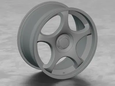 Rotiform NFN Wheel 3D Model 3D model