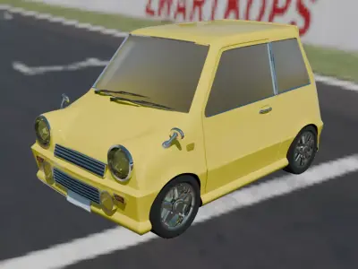 compact car 001 3D model