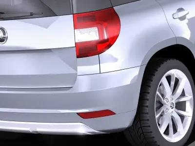 Skoda Yeti 2016 VRAY 3D model