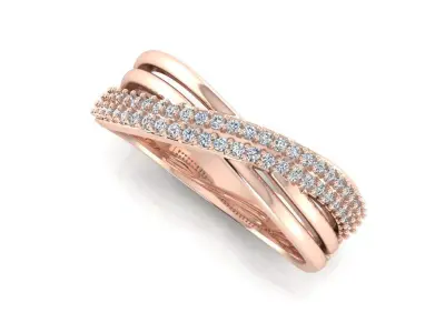 Diamond Jewelry Ring  3D print model