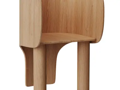 Elephant Chair Low-poly 3D model