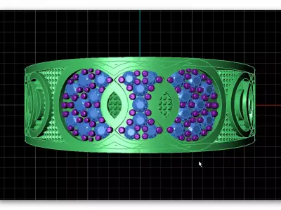 free jewelry ring Free 3D print model purchase